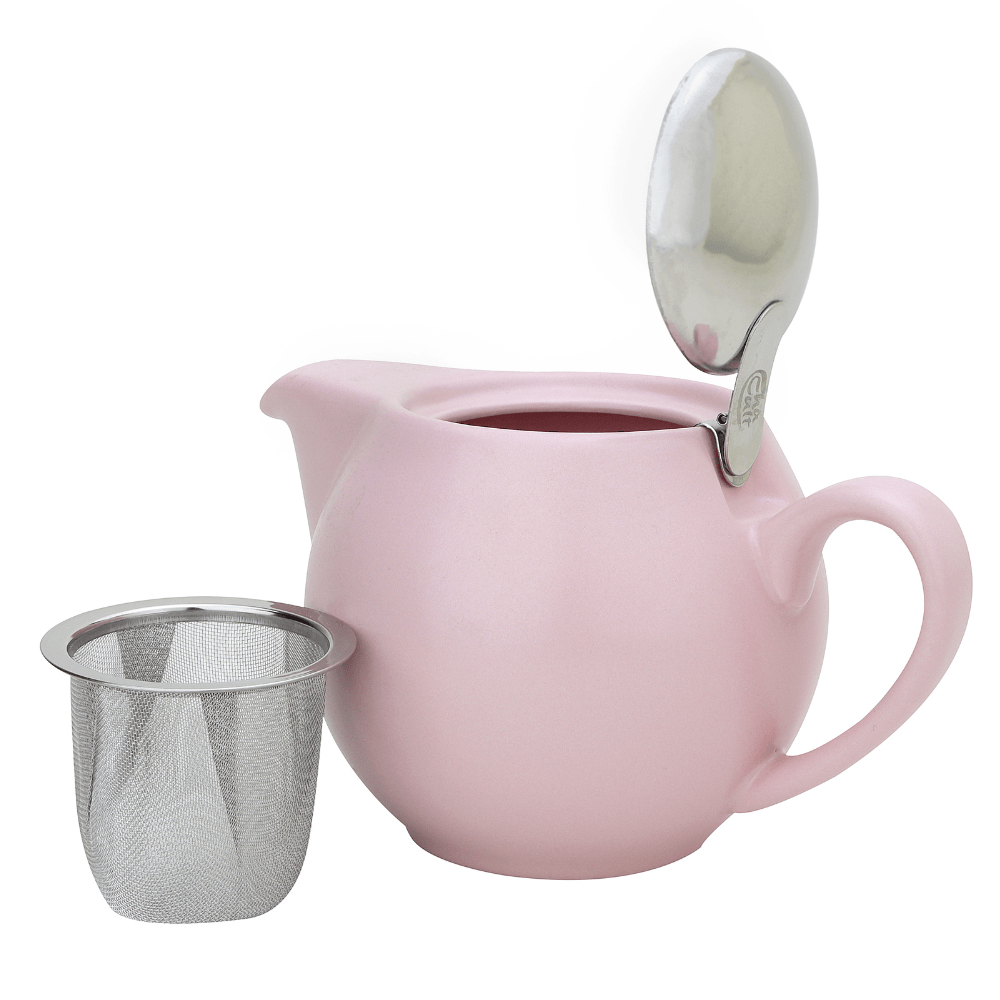Bule De Porcelana Com Infusor De Aço Inox Cult Rosé 500ml – Talchá